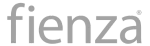 Fienza Logo Fienza working with IGS Group, including Fienza's fluid script logo next to elegant font.