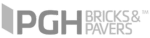 PGH Bricks Logo PGH Bricks and IGS Group collaboration, featuring the PGH Bricks stacked logo in durable block letters.