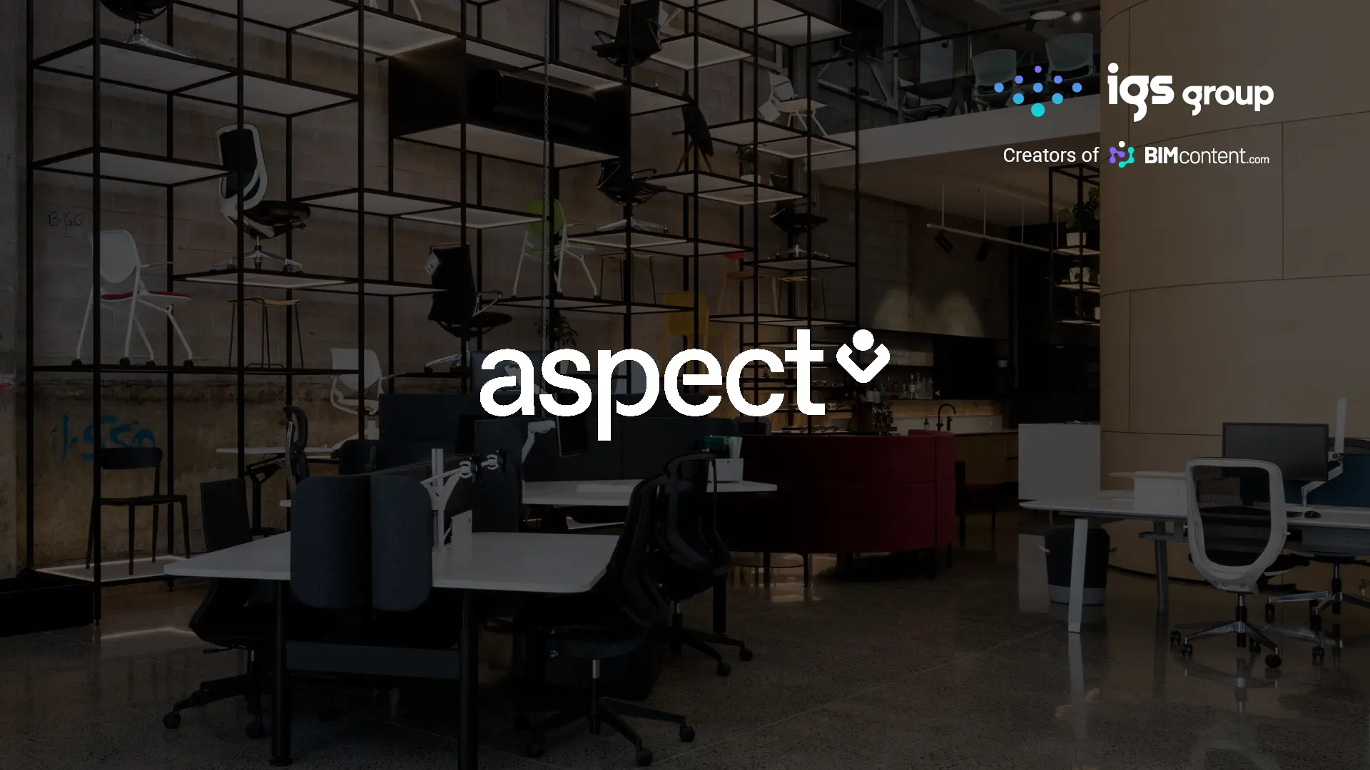 Success story featuring Aspect Furniture, a leader in office furniture solutions, highlighting their collaboration with IGS Group to develop a tailored BIM strategy for enhancing specifier collaboration, streamlining project workflows, and increasing product specifications.
